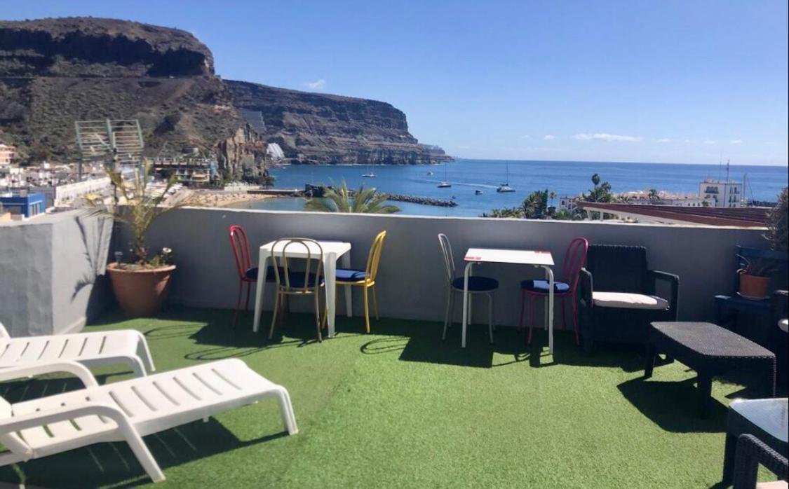 Pension Playa Puerto De Mogan Ngoại thất bức ảnh
